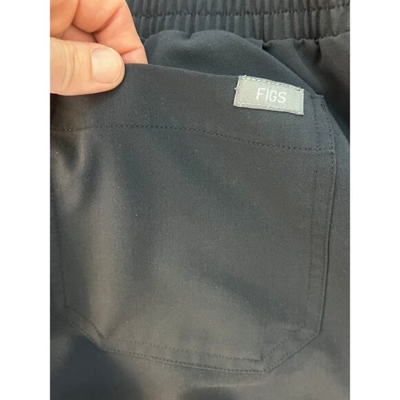 EUC FIGS gray scrub pants w pink drawstring size small technical collection - Picture 5 of 6